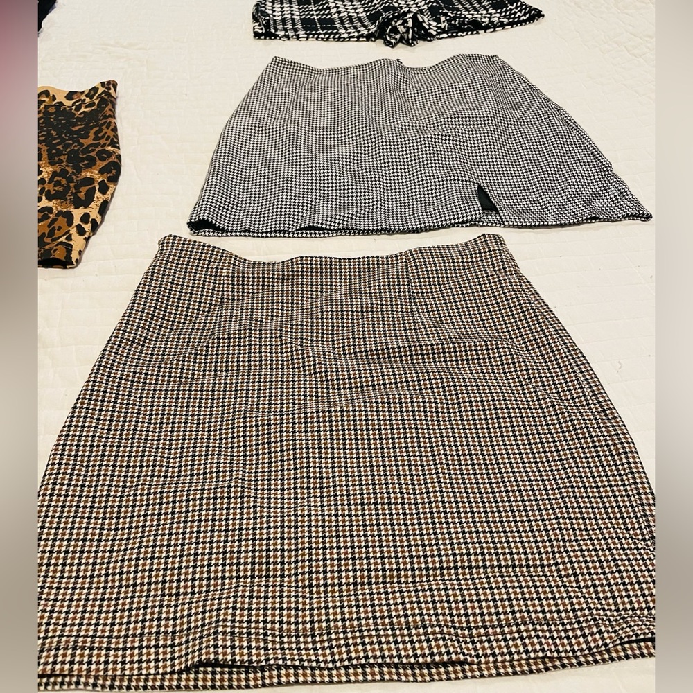 Shein and forever 21 skirts. All for $20